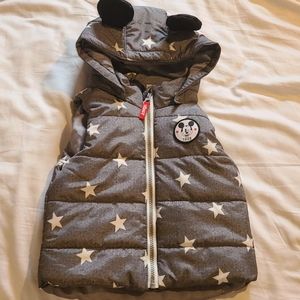 Mickey Mouse Vest with removable hood